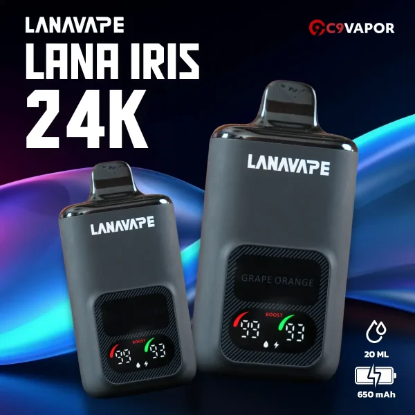 lanavape lana iris 24000 puffs พอตใช้แล้วทิ้งตัวใหม่ 2025 ราคาสุดคุ้ม