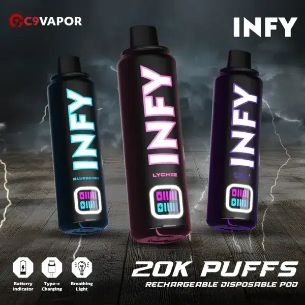 Infy 20K พอต 20000 คำรุ่นใหม่ ควันแรง ใช้งานยาว